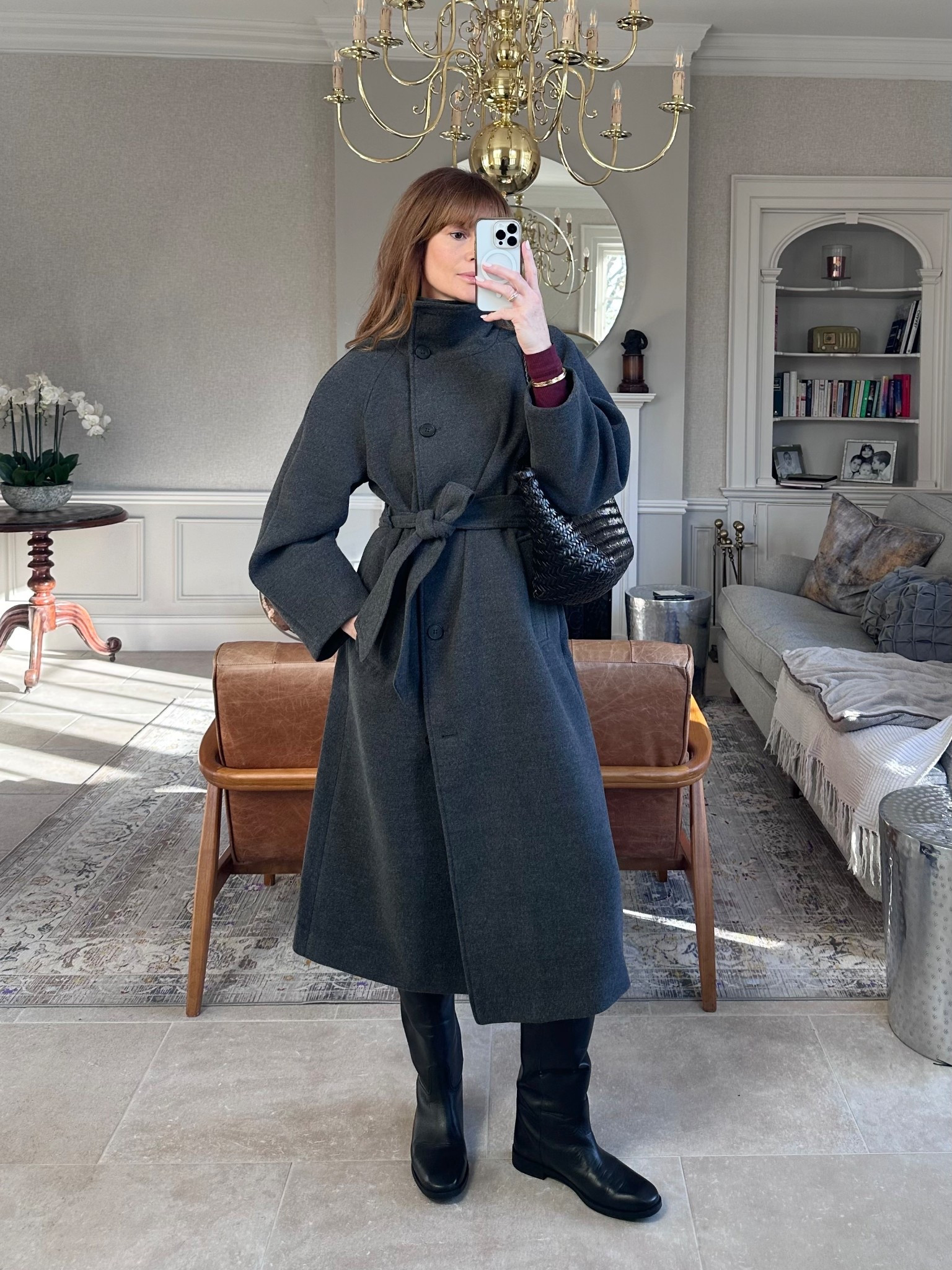 This Zara coat! Size S
Knee high boots

#LTKautumn #LTKwinter #LTKuk