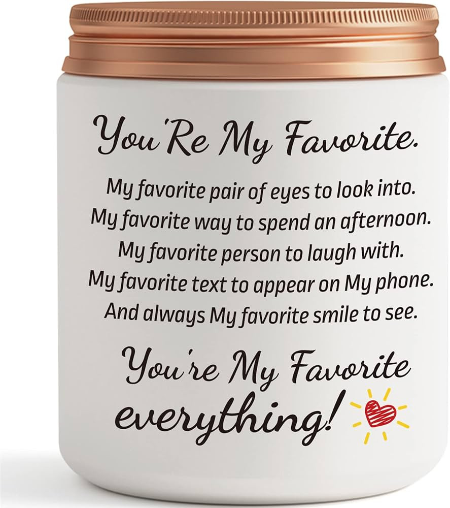 Gifts for Her Girlfriend Valentines Anniversary Birthday Gifts, Romantic Christmas Love Candle Gi... | Amazon (US)