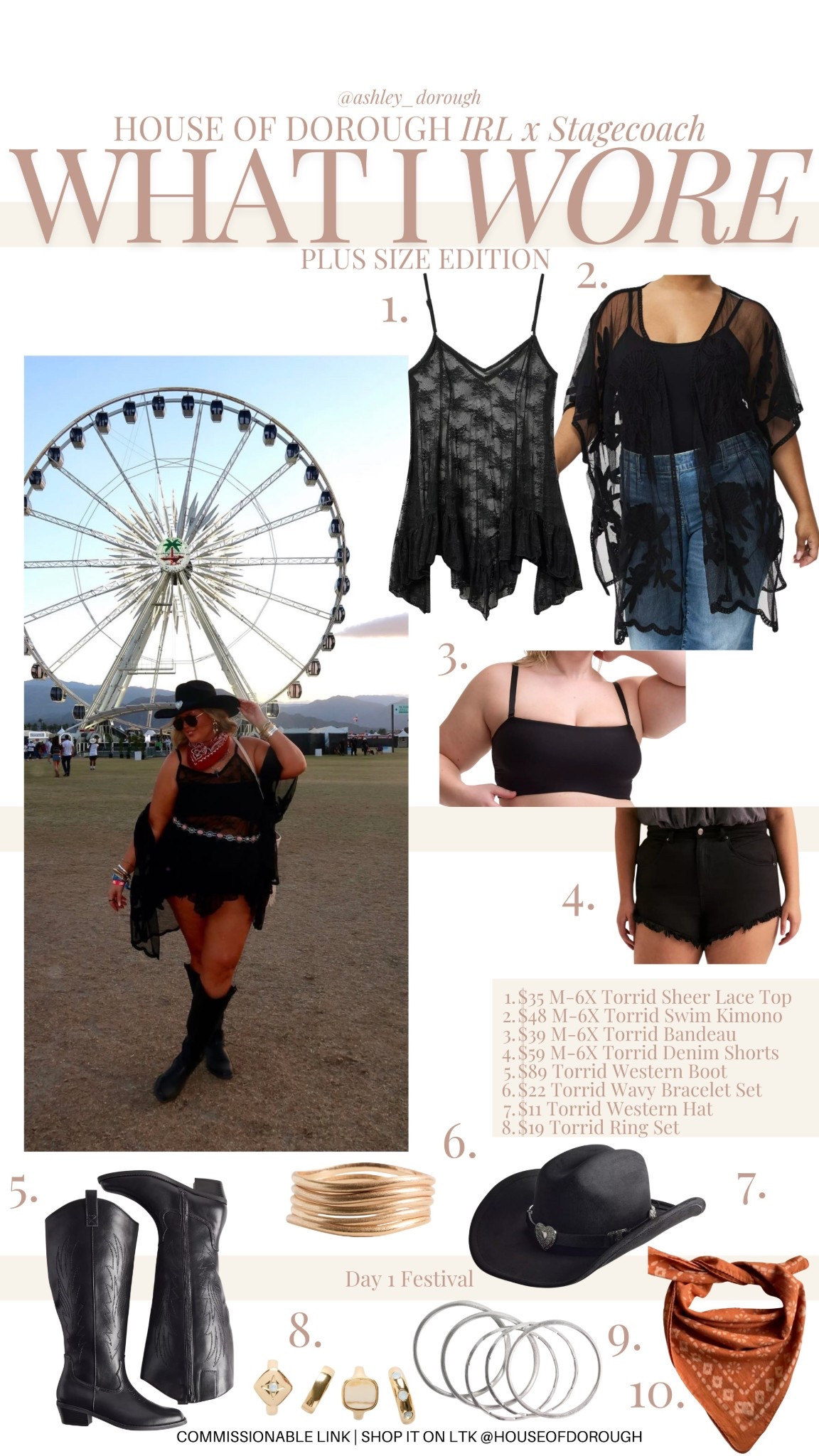 Day 1 plus size ootd for stagecoach!! Wearing a 20 in the shorts and a 3x in the bra top, and a 2x in the lace top! THRIVED in this outfit!

Plus size fashion, everyday outfit ideas, stagecoach outfits, ootd, mom style, trendy fashion

#LTKFestival #LTKPlusSize #LTKMidsize