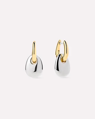 Gold Drop Earrings - Kayla Two Tone | Ana Luisa
