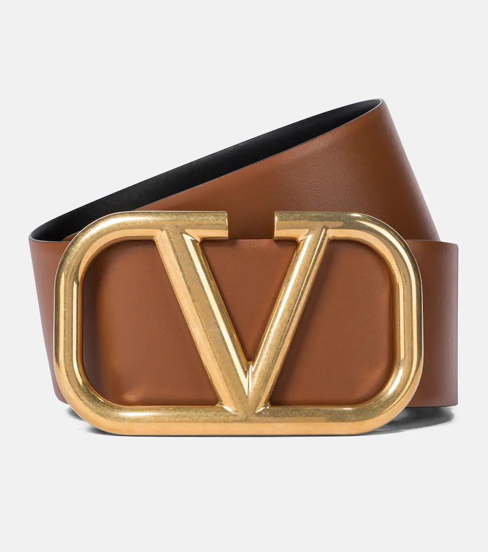 Valentino Garavani VLOGO reversible leather belt | Mytheresa (US/CA)