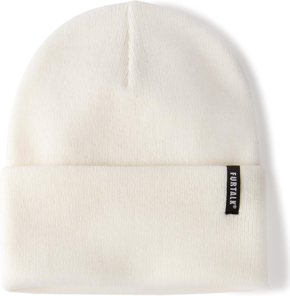 FURTALK Beanie Hat for Men Women Winter Hats for Women Men Soft Warm Unisex Cuffed Beanie Knitted... | Amazon (US)