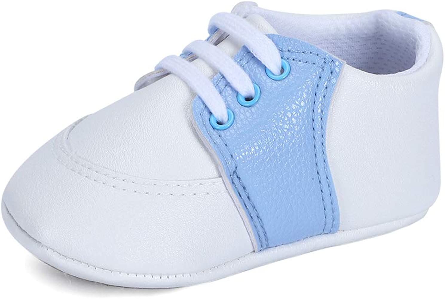 Infant Boys Breathable Sneakers Non-Slip Toddler Baby Oxford Loafer Flats First Walking Crib Wedding | Amazon (US)