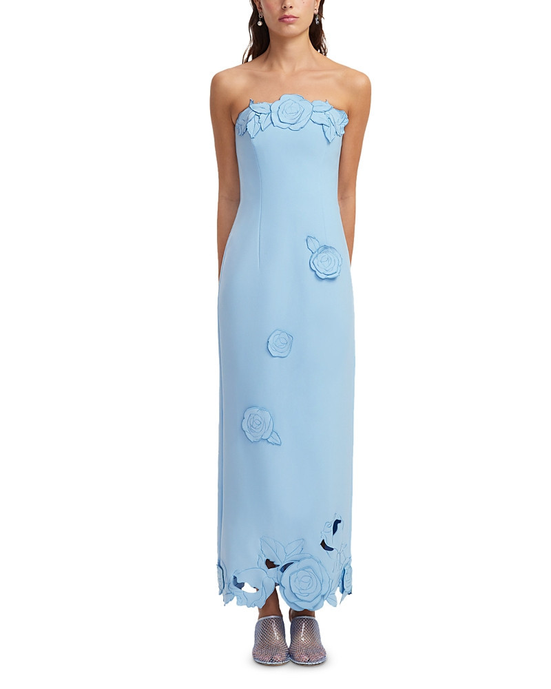 Leo Lin Rayna Applique Bustier Maxi Dress | Bloomingdale's (US)