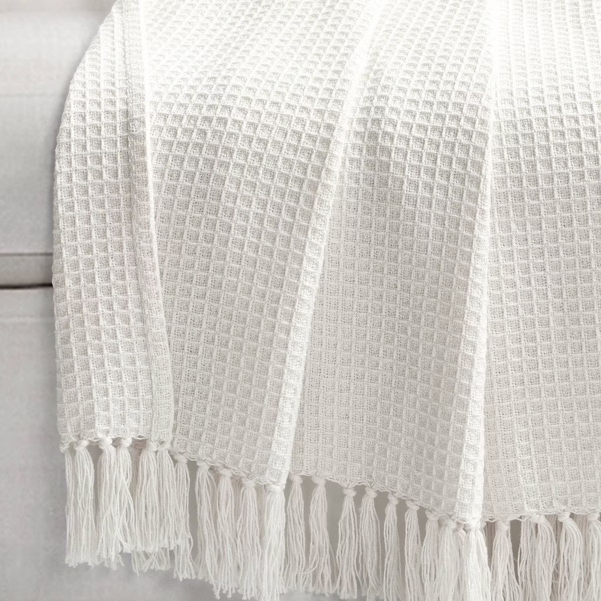 50"x60" Waffle Cotton Knit Throw Blanket - Lush Décor | Target