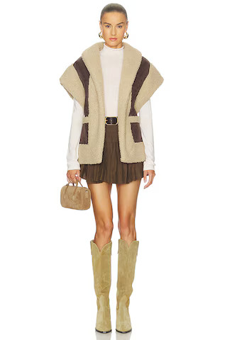 Ace Faux Shearling Vest
                    
                    Line & Dot | Revolve Clothing (Global)