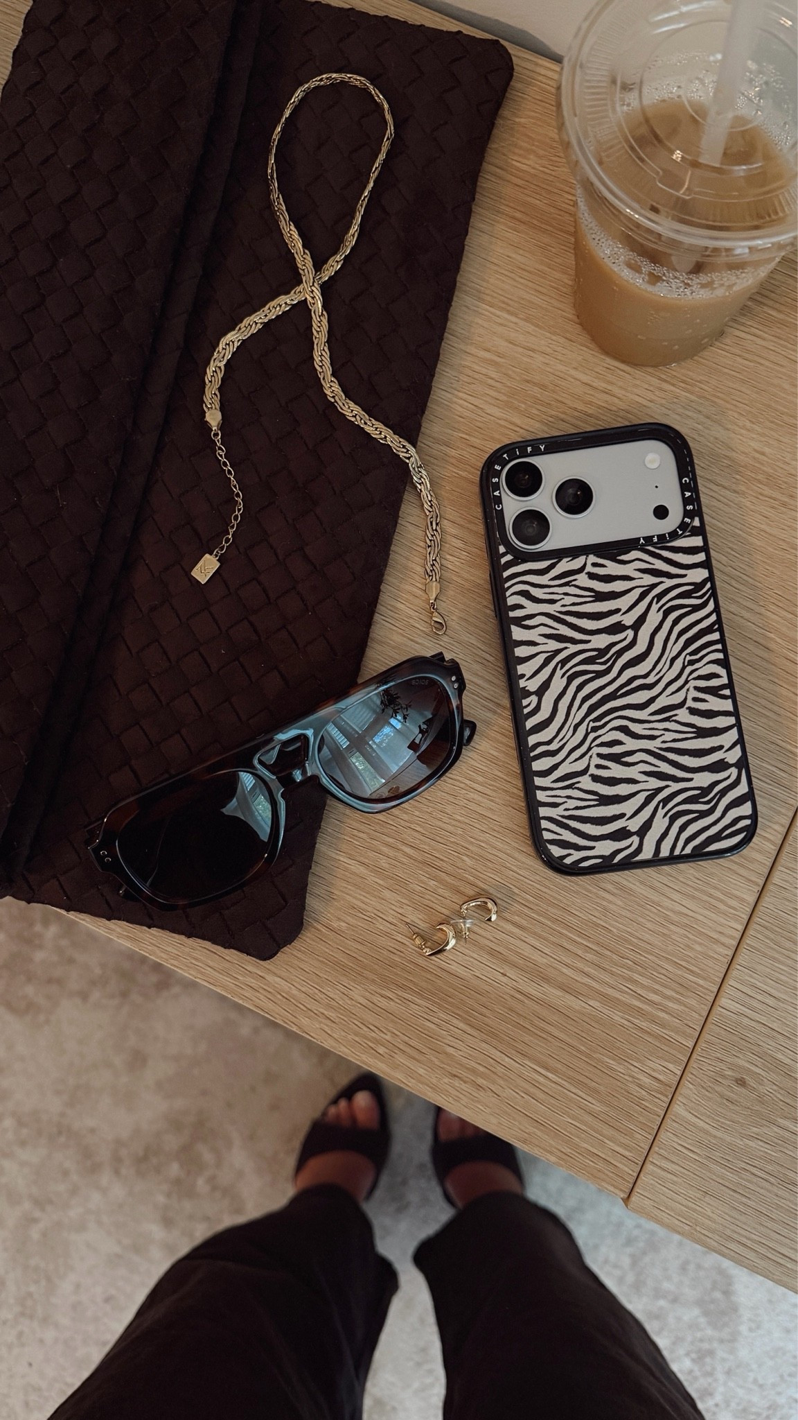 it’s all in the details! 🦓✨consider this your sign to have more fun with your accessories! my @CASETiFY phone case is magsafe compatible for easy wireless charging, with protective features that make it perfect for everyday use. #CASETiFY #CASETiFYPARTNER