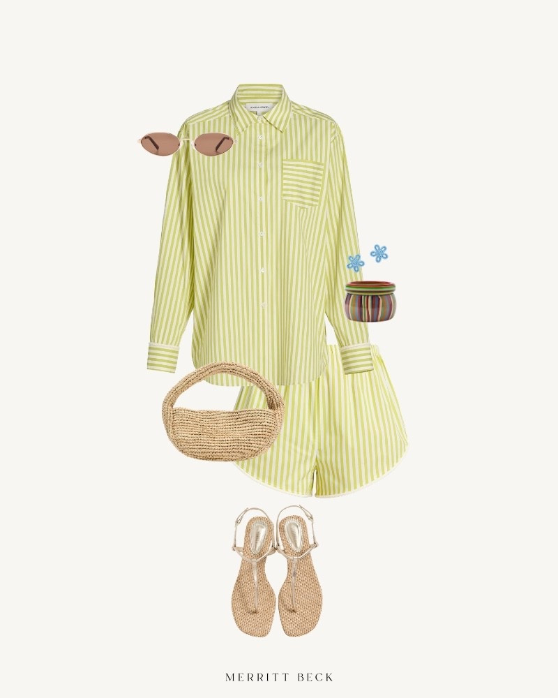 Easy, casual look for summer weekends 🍋‍🟩

#LTKootd