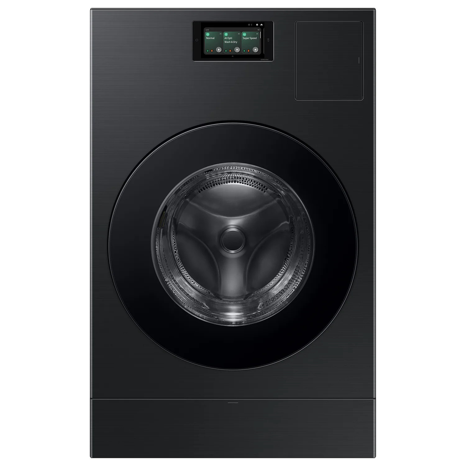 Samsung 5.3-cu ft Ventless All-In-One Washer Dryer Combo with Steam Cycle ( Brushed Black ) Polyester | WD53DBA900HB | Lowe's