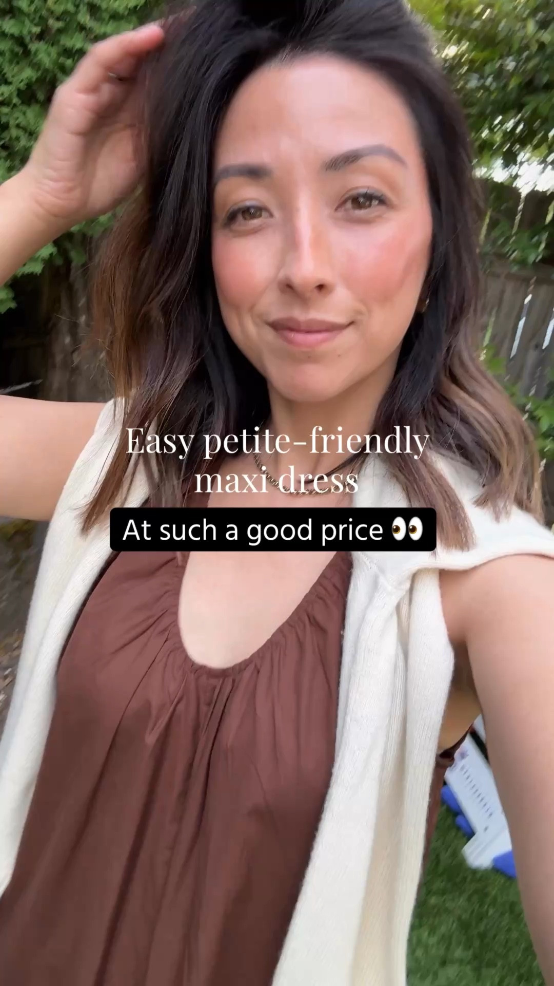 Easy petite-friendly maxi dress. Length is great. Has pockets. Love the neckline. On sale! 

Amazon dress xs
Everlane cashmere sweater xs
Tkees sandals 6. Run tts
Dorsey James necklace 15”
J.crew earrings (old)

Dresses, summer dress, spring dress, petite style, summer outfits 

#LTKPetite #LTKSeasonal #LTKmomlife