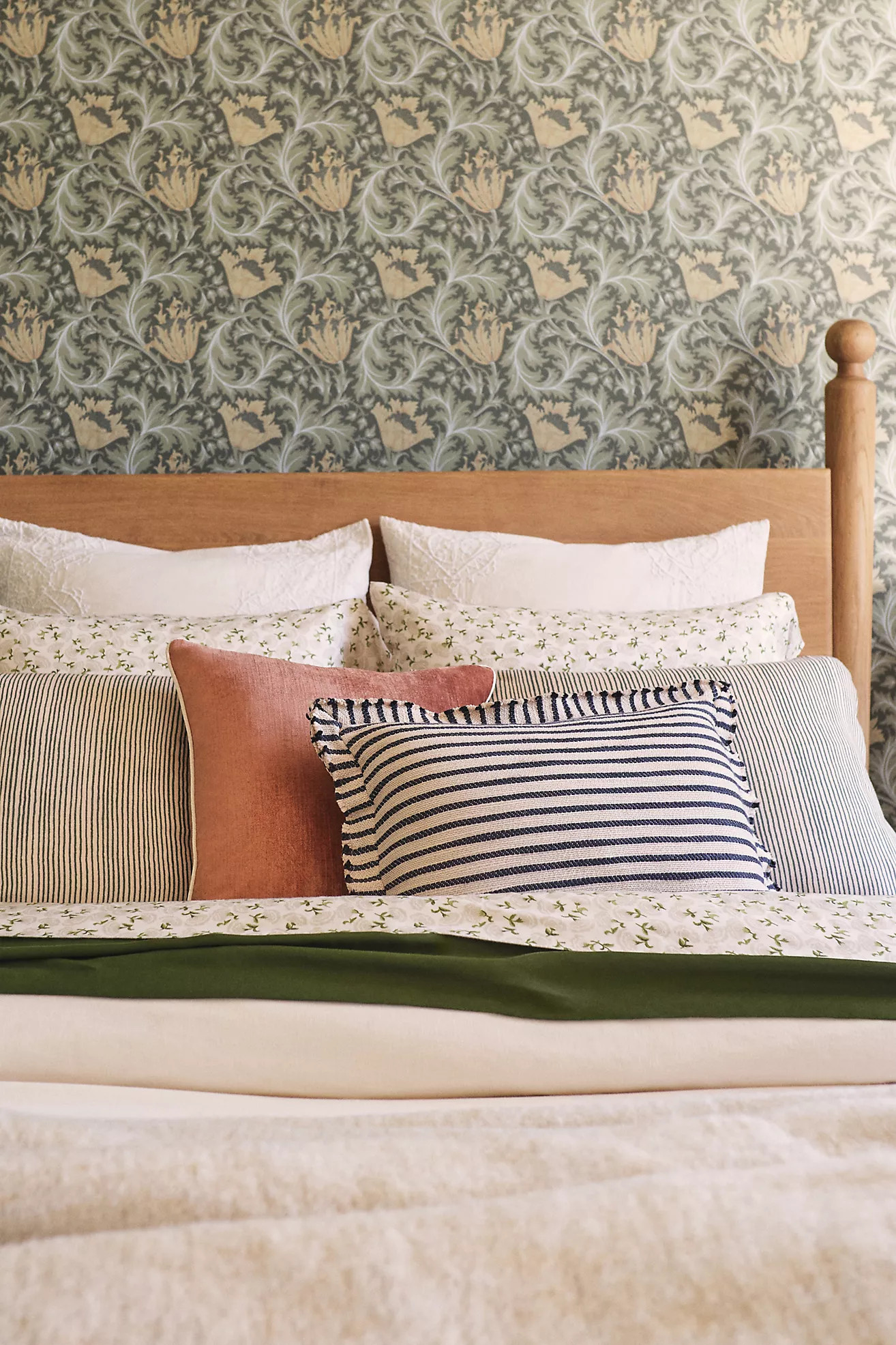 Luxe Linen Blend Pillow | Anthropologie (US)
