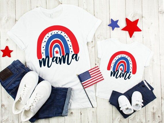 american mama, 4th of july shirt, mommy and me 4th of july shirts, fourth of july shirt, mommy an... | Etsy (US)