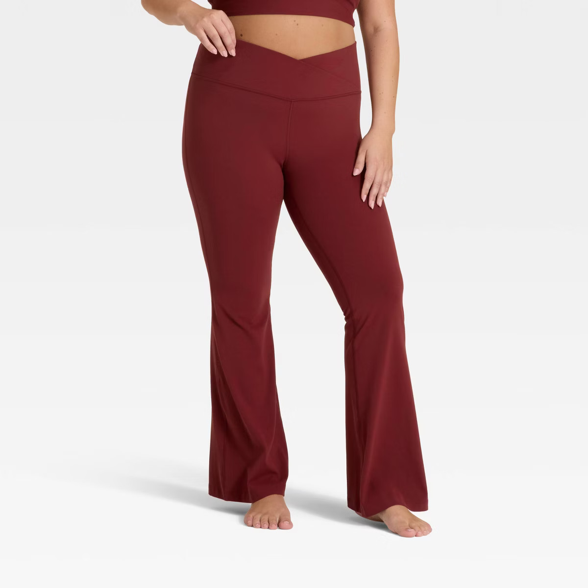Women's Everyday Soft Crossover Flare Leggings - All In Motion™ | Target