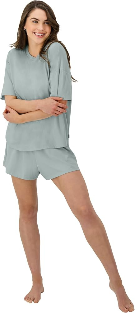 Hanes Women's Pajamas Set, Comfywear Pajamas for Women Set, Originals SupertSoft Loungewear, T-Sh... | Amazon (US)