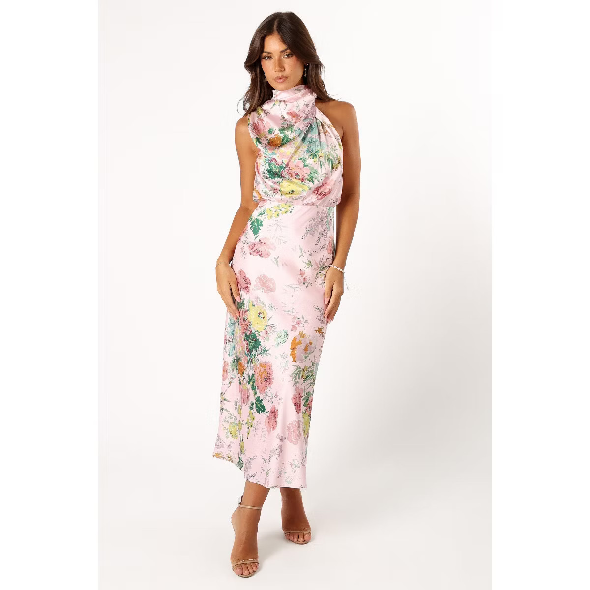 Petal and Pup Womens Anabelle Halter Neck Midi Dress | Target