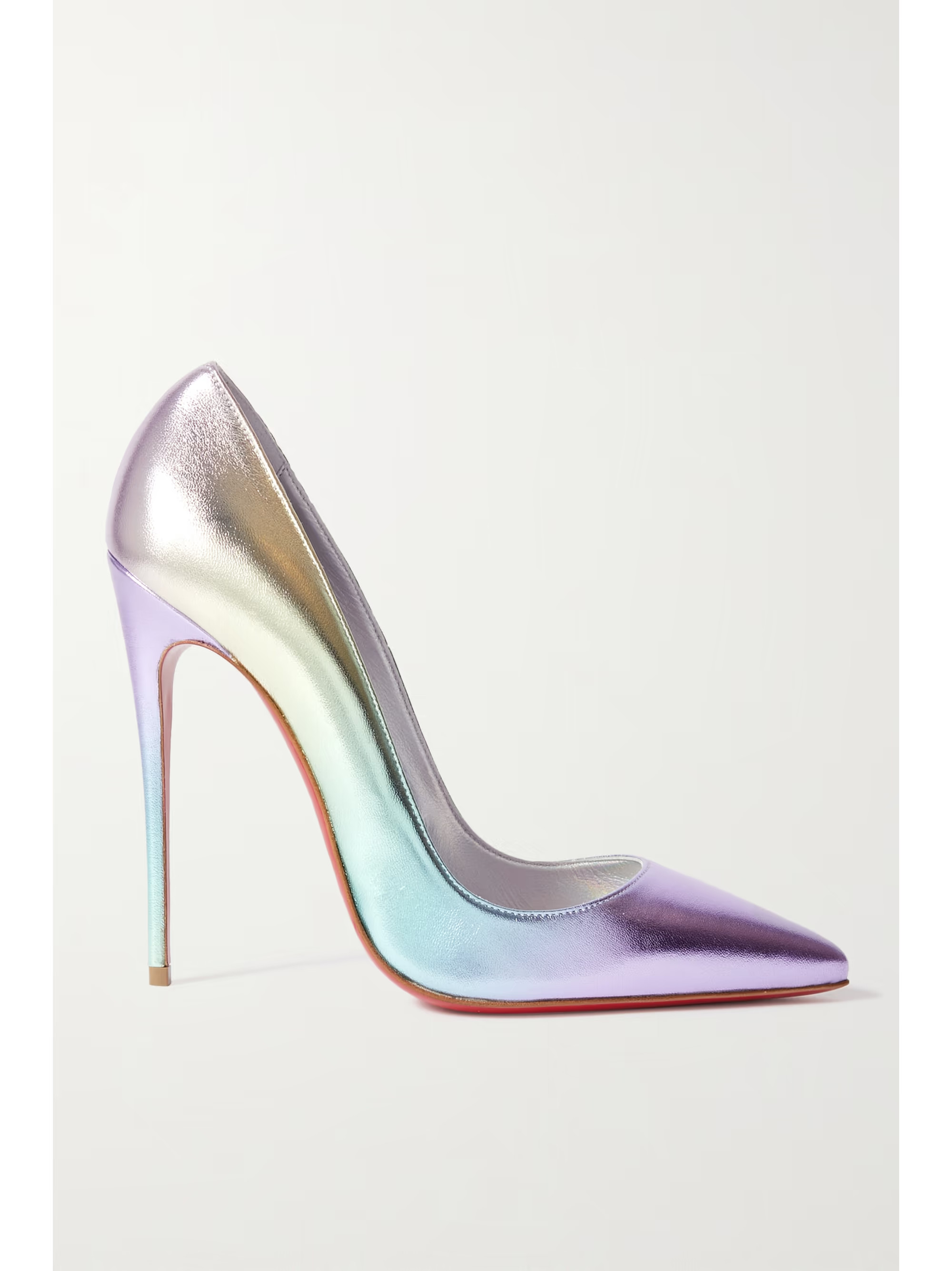 So Kate 120 iridescent leather pumps | NET-A-PORTER (US)