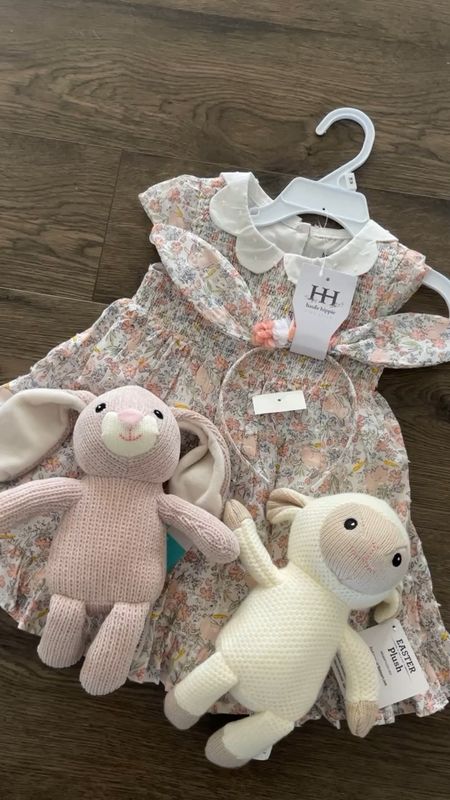 Baby/toddler Easter dress and knit plush animals

#LTKbaby #LTKSpringSale #LTKSeasonal