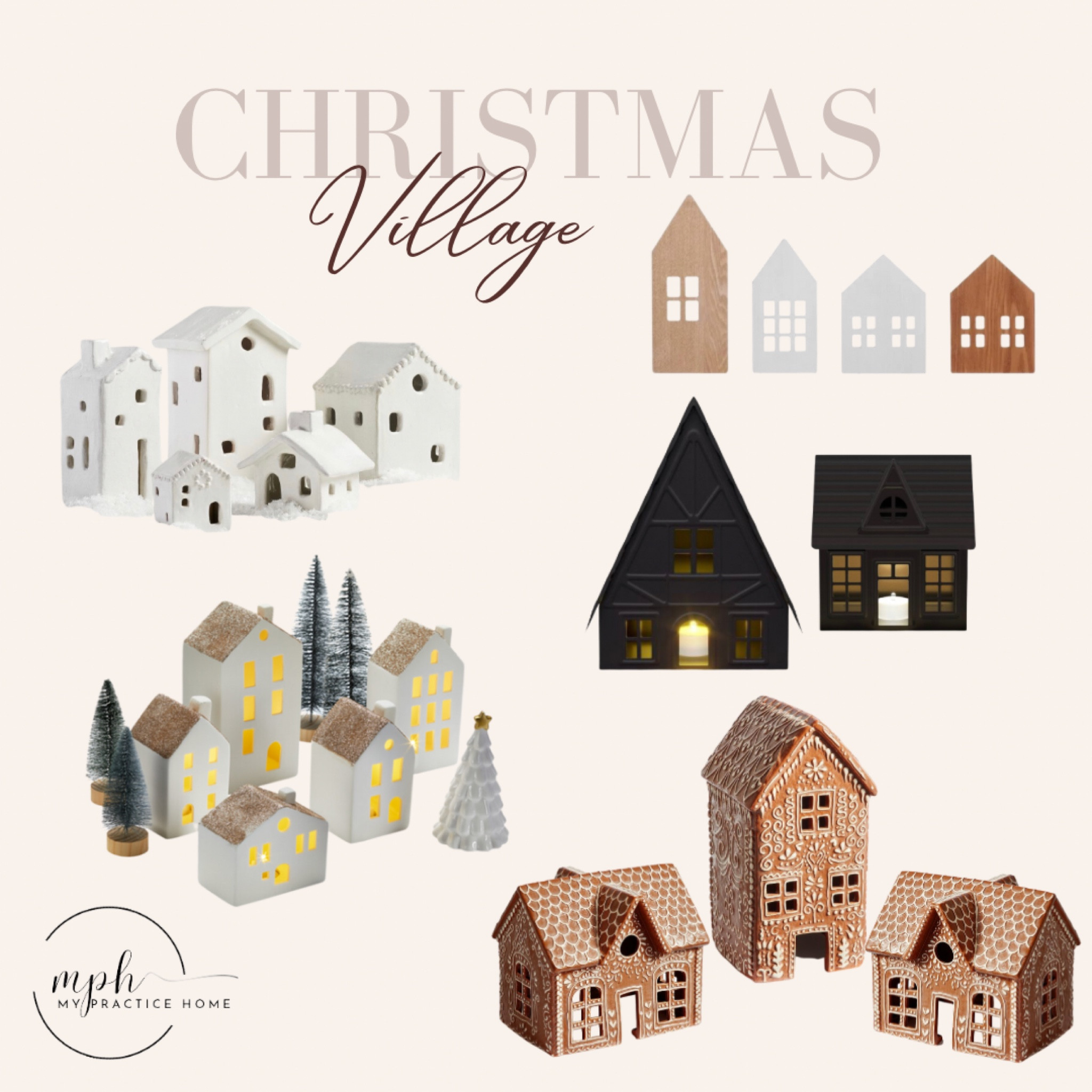 My Holiday Essential! A Neutral Christmas Village!

#LTKSeasonal #LTKHoliday #LTKhome