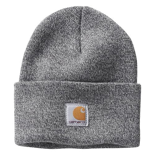 Carhartt Kid's CB8998 Marled Knit Beanie - Toddler One Size Fits All - Marled Light Grey/Dark Grey | Amazon (US)