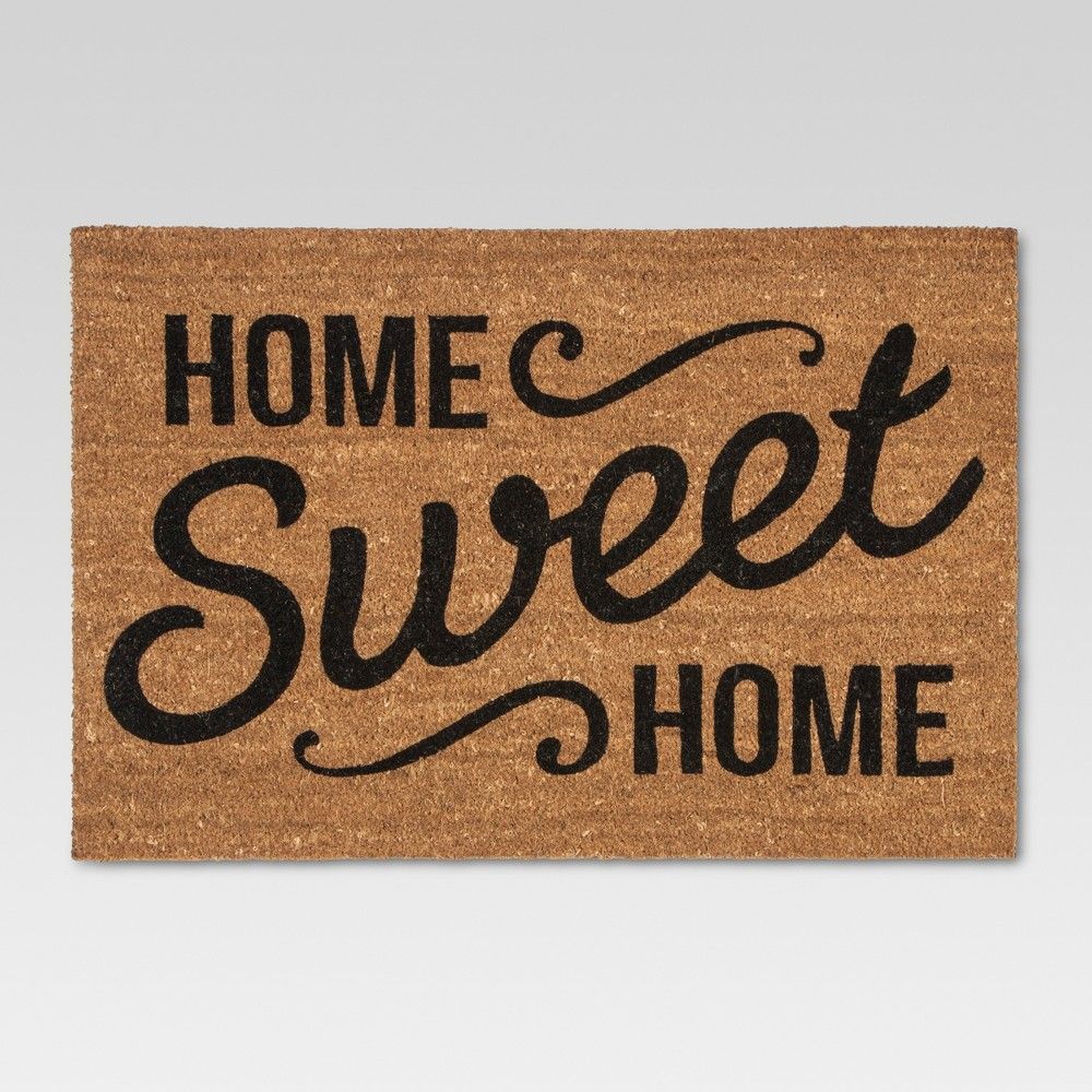 Doormat Home Sweet Home Estate 23""x35"" - Threshold , Beige | Target