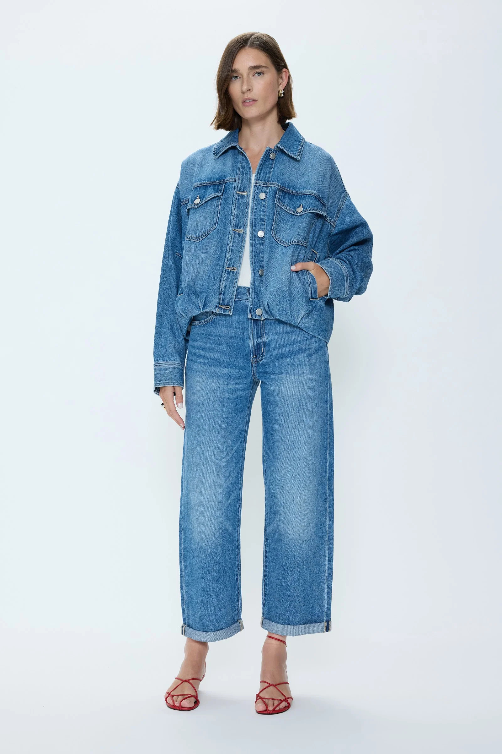 Donny Rolled Hem Boyfriend Jean - Heartfelt | Pistola Denim