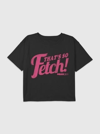 Kids Mean Girls Thats So Fetch Graphic Boxy Crop Tee | Gap (US)