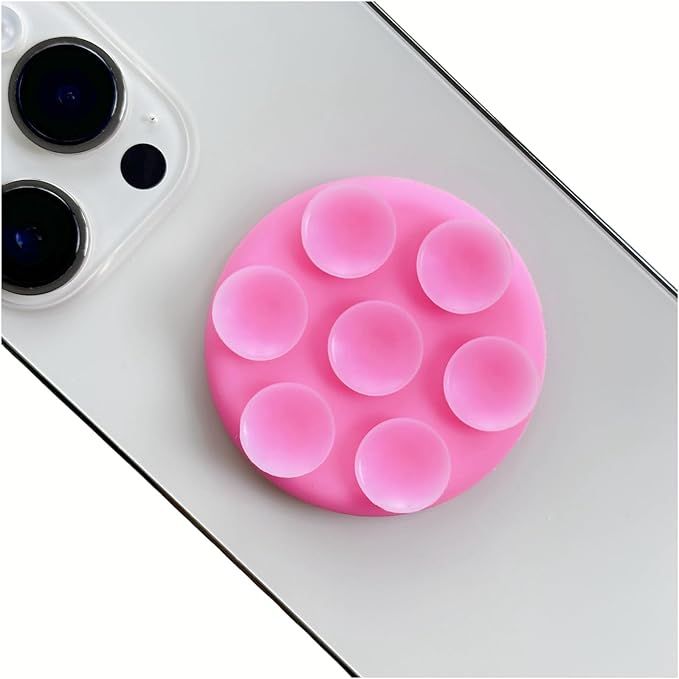 Silicone Suction Cup Phone Grip Holder Stand, Expandable and Collapsible Phone Grip Stand Holder,... | Amazon (US)