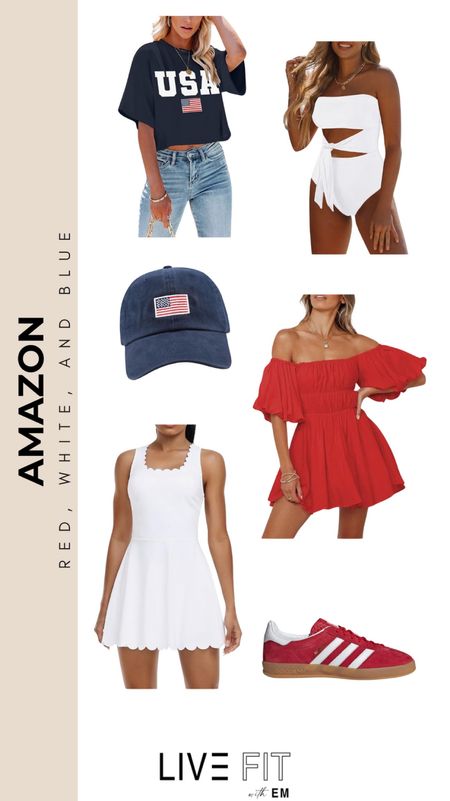 Show your spirit with style this holiday! 🌟 From star-spangled caps to patriotic tees and vibrant dresses, embrace the red, white, and blue in all its glory. Perfect for barbecues, fireworks, or a sunny day out. Let these Amazon finds bring some extra sparkle to your celebrations! 🇺🇸 #IndependenceDay #July4thOutfits #AmazonFinds

#LTKStyleTip #LTKSeasonal #LTKParties
