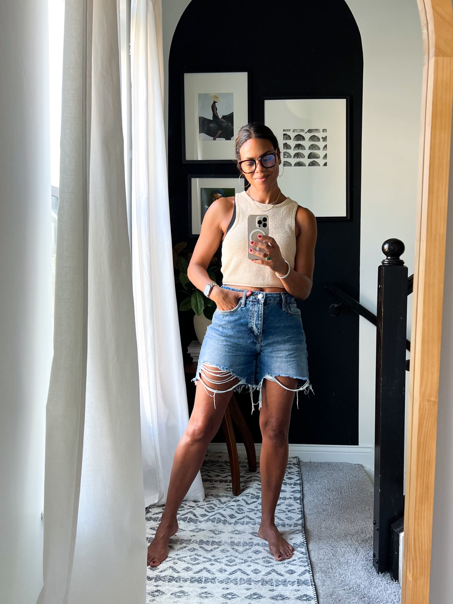 Agolde Parker long with cuff dupe lookalike from forever 21 CODE for able jewelry is ANNAG15