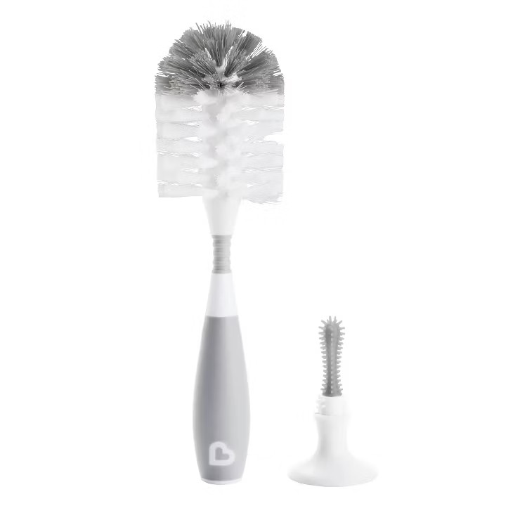 Munchkin Bristle Bottle Brush - Gray | Target