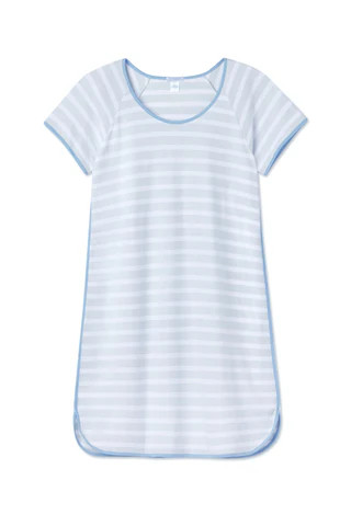 Pima Nightgown in Seaside | Lake Pajamas