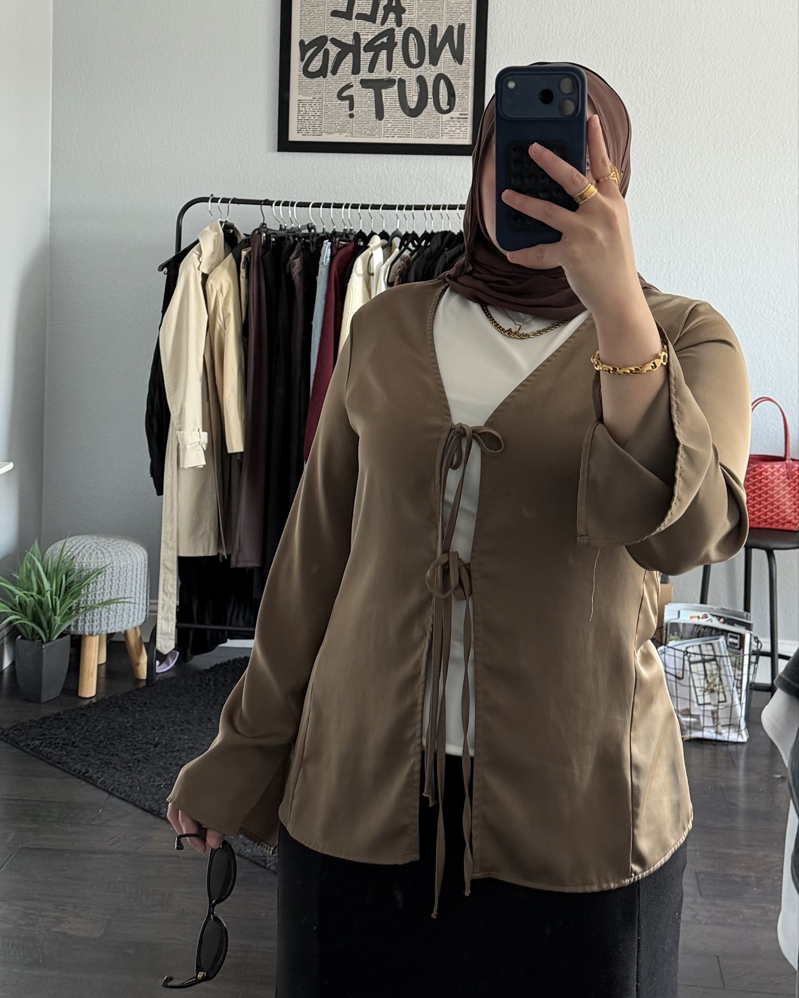 Satin blouse of my dreams 
