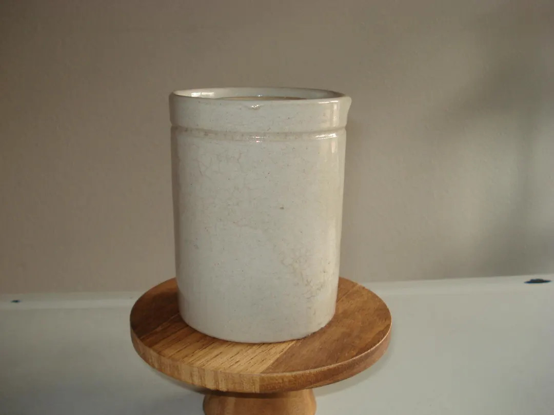 Lidded Stoneware Crock/1940's - Etsy | Etsy (US)