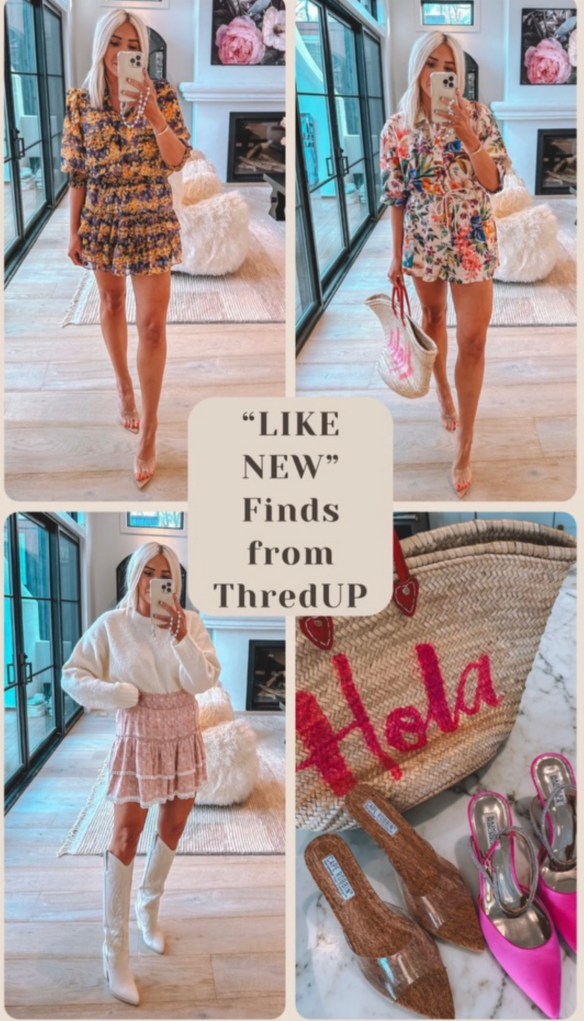 I found so many amazing goodies from @thredup #ad ❤️ When you buy OR sell a gently used item you are helping to keep clothing IN rotation and OUT of the landfills! #thredup