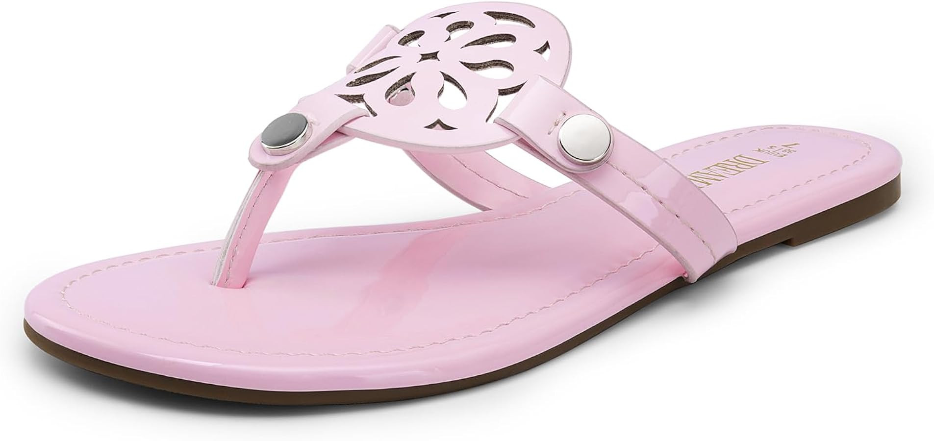 DREAM PAIRS Women's Flip Flops Comfortable Soft Cushion Slide Slip on Summer Beach Thong Flat San... | Amazon (US)