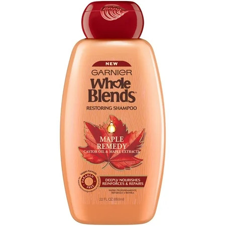 Garnier Whole Blends Restoring Shampoo Maple Remedy, For Dry, Damaged Hair, 22 fl. oz. | Walmart (US)