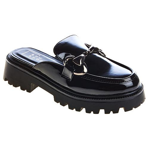 ShuShop® Shoes Tiffany Mule Slip-On Loafer - Black - Size 8 | HSN