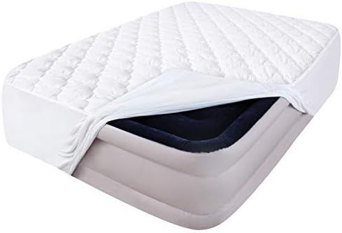 Twin Mattress Pad Cover Air Mattress Topper, Twin Size Quilted Fitted Mattress Protector, Super S... | Amazon (US)