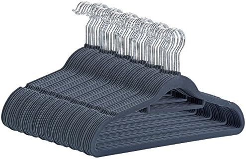CRESNEL Velvet Hangers 50 Pack - Extra Strong to Hold Heavy Coat and Jacket - Non-Slip & Space Sa... | Amazon (US)