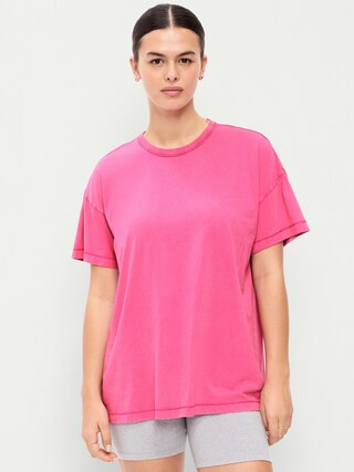 Oversized EveryWear Tunic T-Shirt | Old Navy (US)