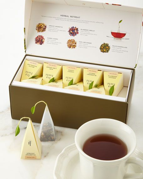 Tea Forte Herbal Retreat Tea Gift Box | Neiman Marcus