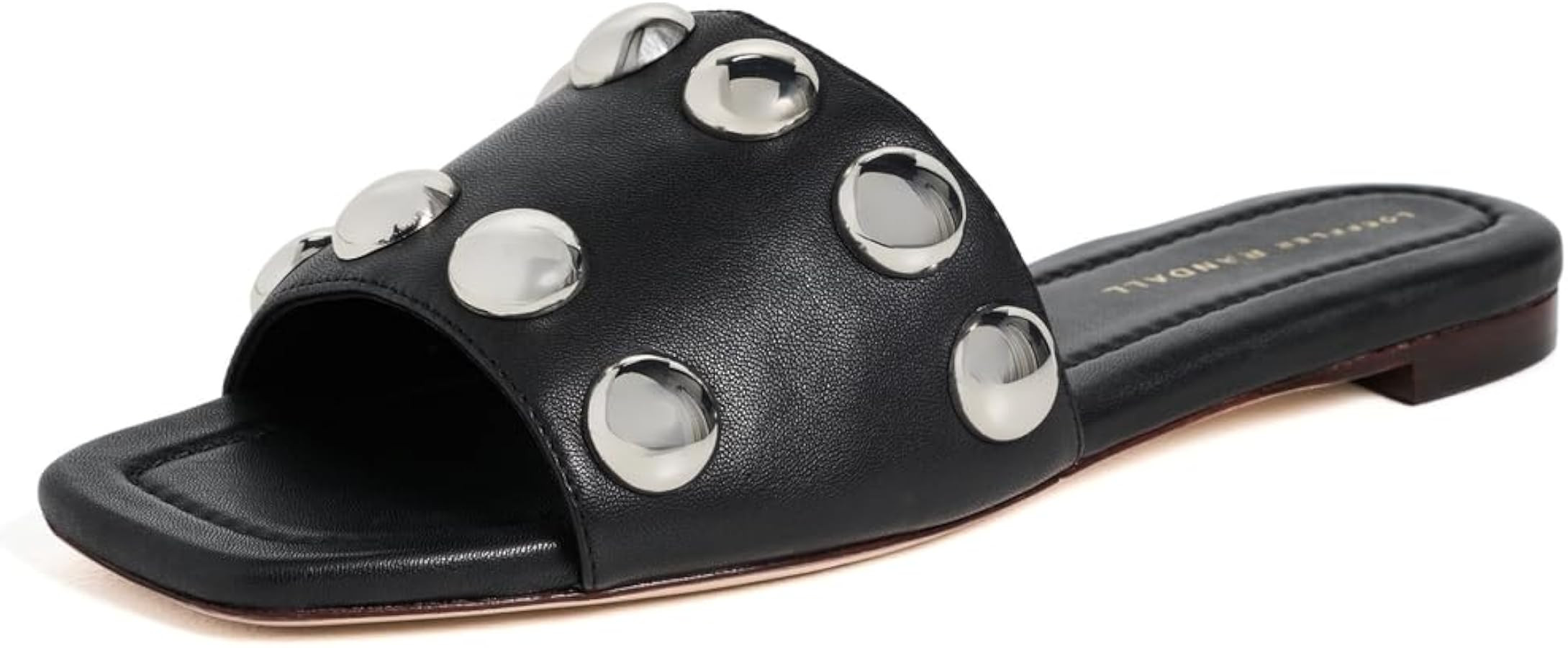 Loeffler Randall Women's Hayes Studded Flat Sandals | Amazon (US)