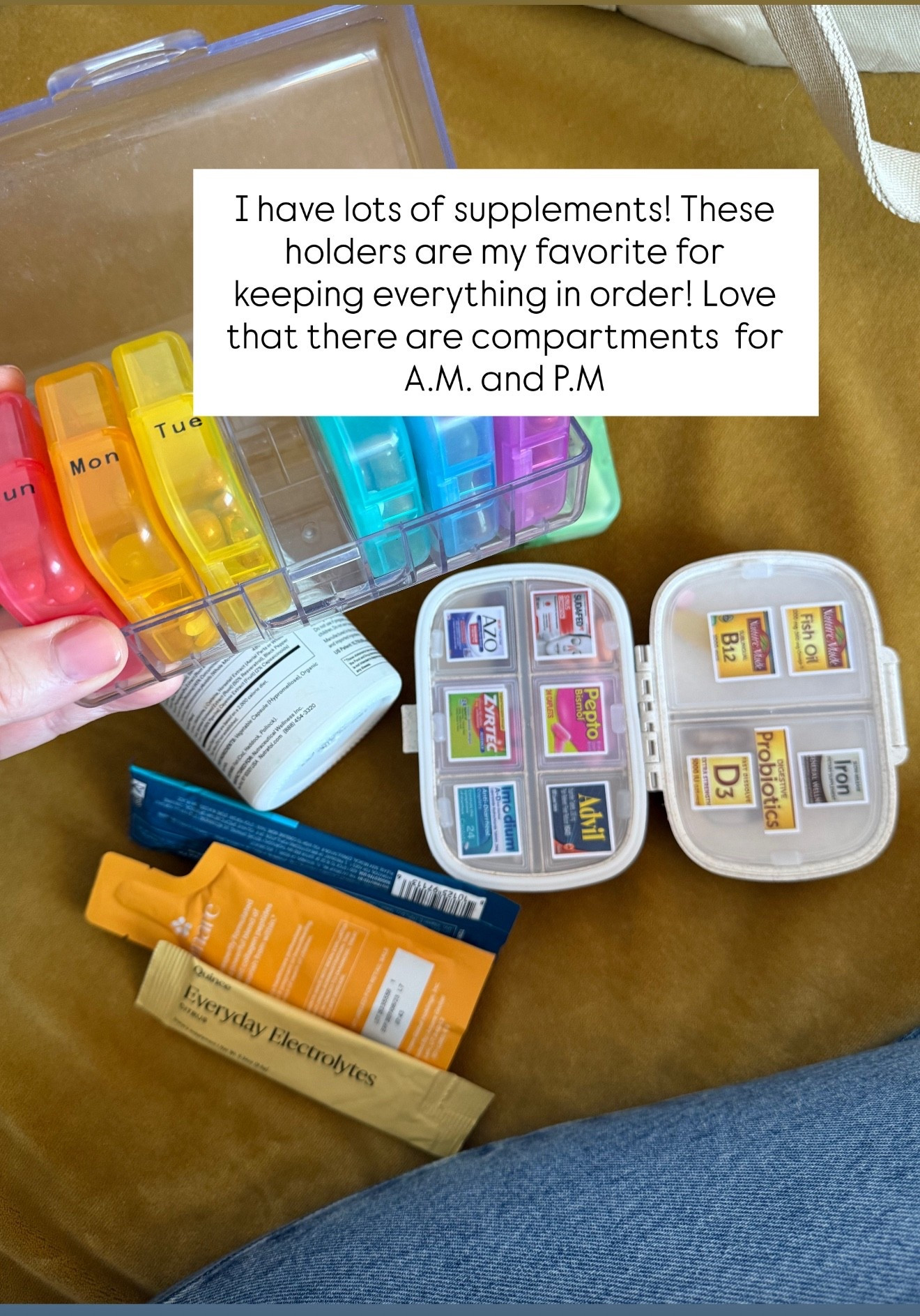 Travel supplement and vitamin holders 

#LTKStyleTip #LTKTravel #LTKOver40