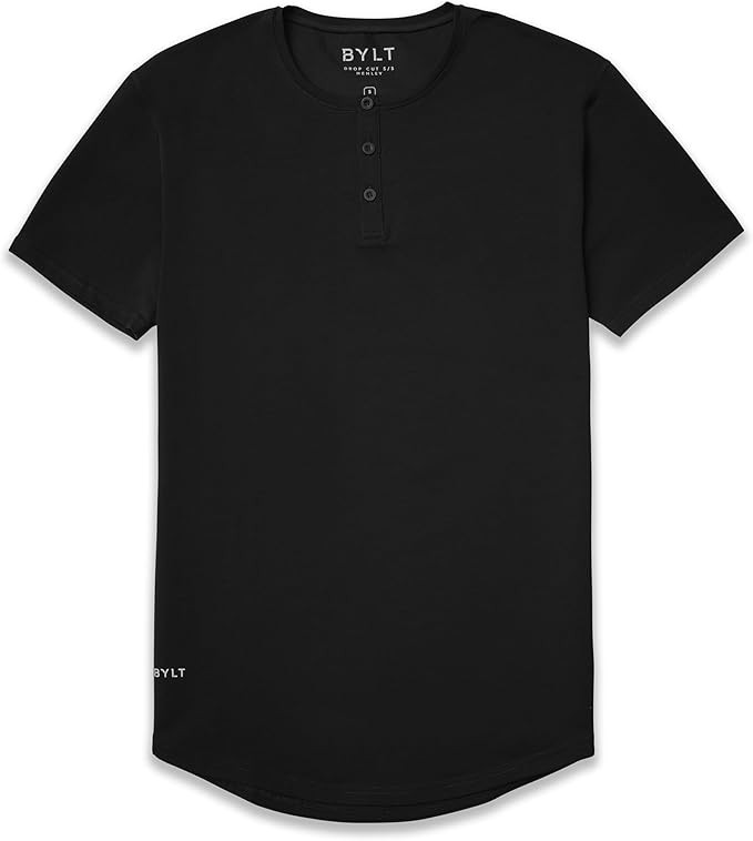 Drop-Cut Henley Men's Shirt | Amazon (US)