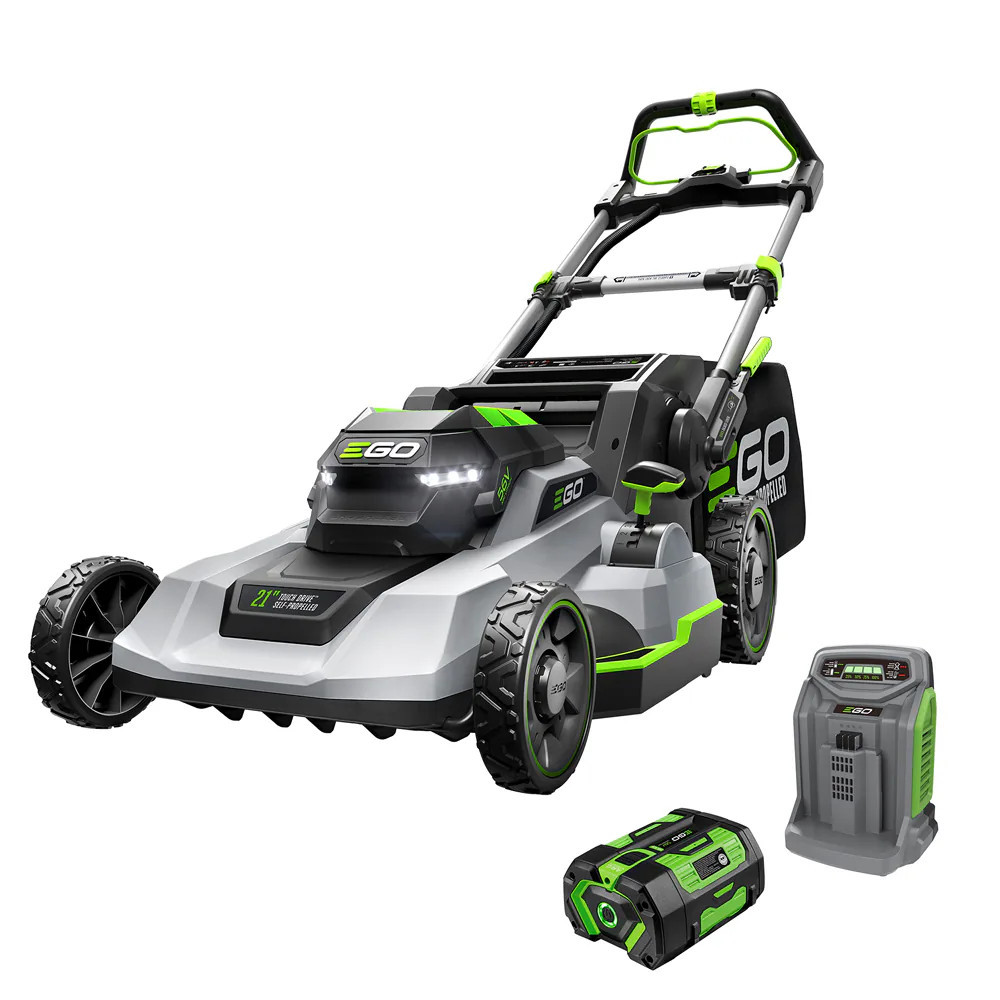 EGO POWER+ 600 Series Touch Drive 21-in 56-volt, Self-propelled Battery Mower with (1) 7.5 Ah Battery Included | LM2125SP | Lowe's