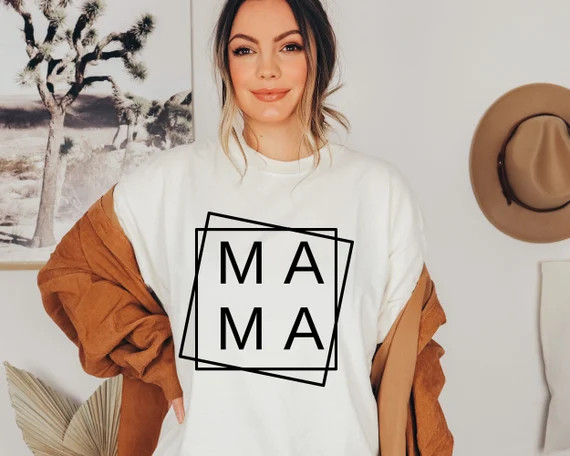 MAMA T Shirt Unisex Mother T Shirt Mom T Shirt MAMA Shirt | Etsy Canada | Etsy (CAD)
