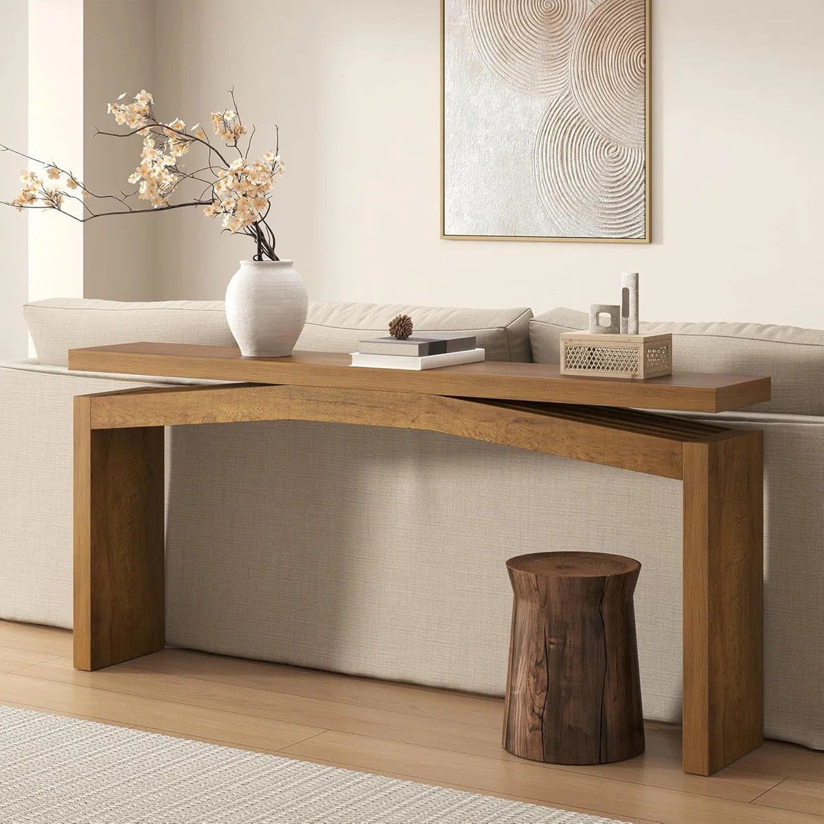 63-Inch Wood Console Sofa Table For Entryway Living Room | Wayfair North America