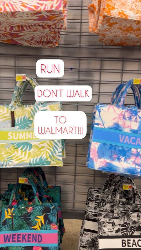 Run don’t walk to Walmart to grab this designer inspired tote under $25 that is perfect for your next weekend trip, vacation, or beach day! 

#LTKunder50 #LTKitbag #LTKtravel