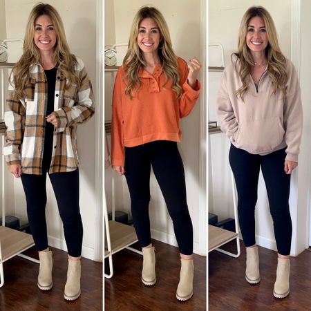 Amazon tops perfect for fall! I kept all of these. Shacket is lightweight, orange one looks high end, and zip up is great quality!

#LTKsalealert #LTKSeasonal #LTKfindsunder50