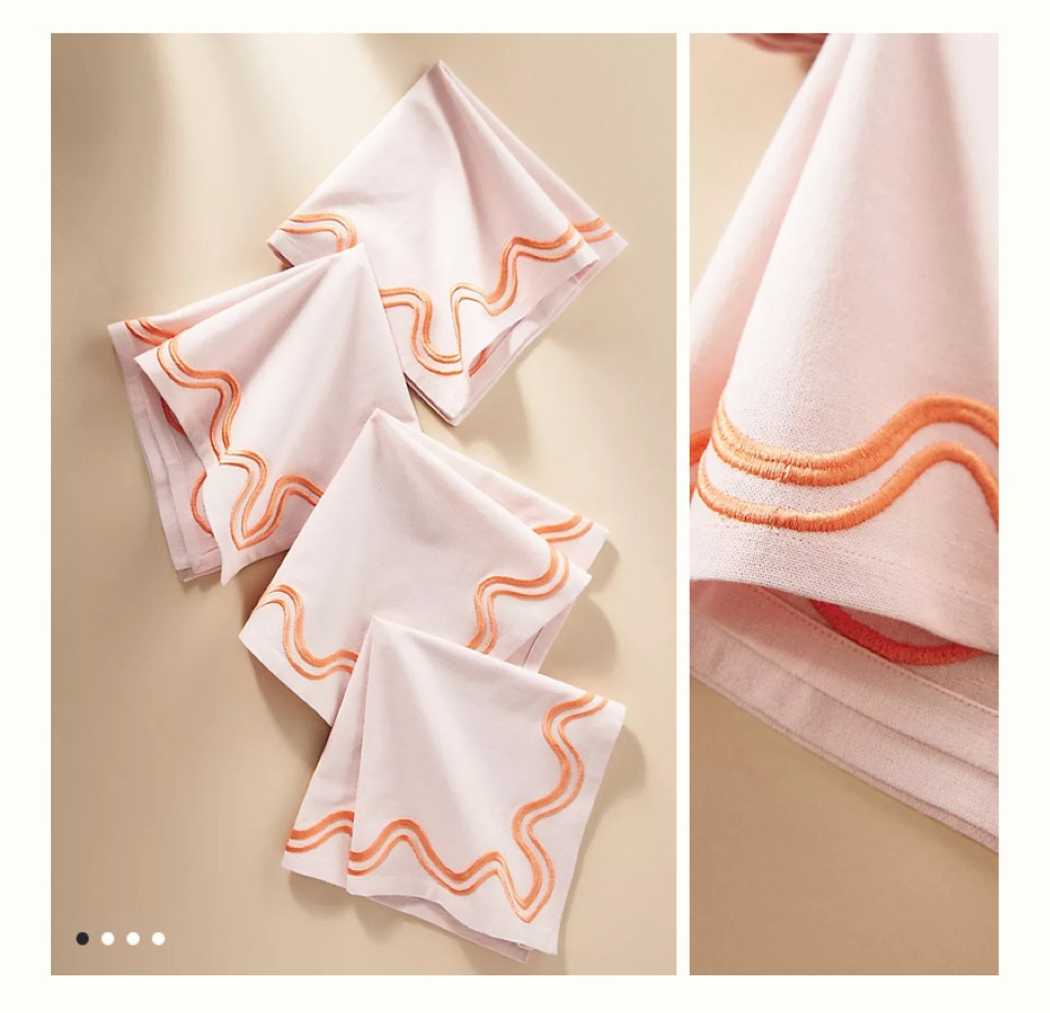 The same napkins from Megan markles new show, With Love Meghan. Meghan Markle. Royal style. At home with the royals. The Duchess of Sussex  

#LTKFindsUnder50 #LTKHome